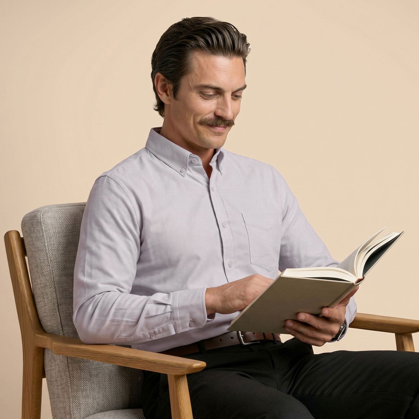 Regal Oxford Solid Shirt In Clay