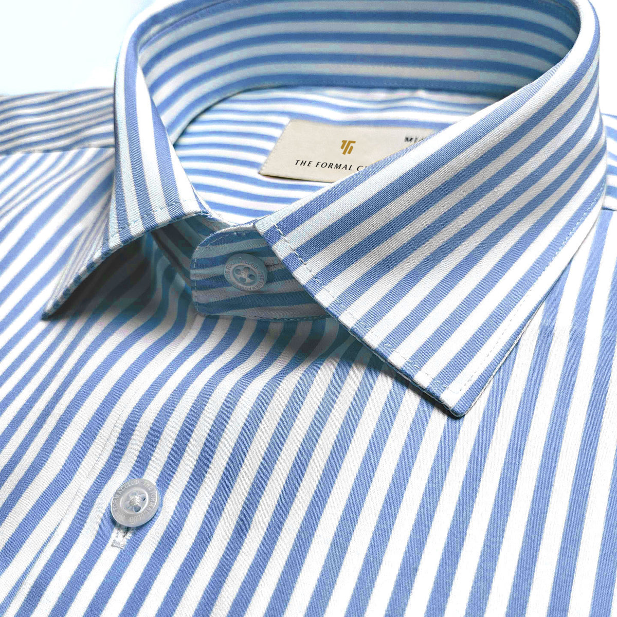Boardroom Bengal Stripes Shirt In Candy Blue