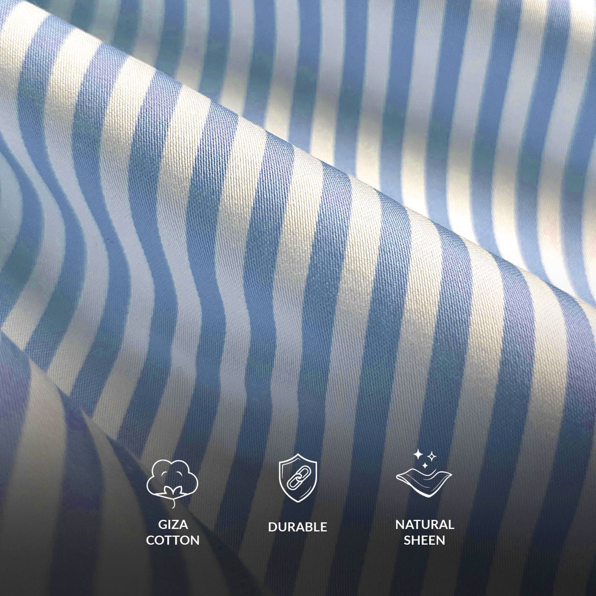 Boardroom Bengal Stripes Shirt In Candy Blue
