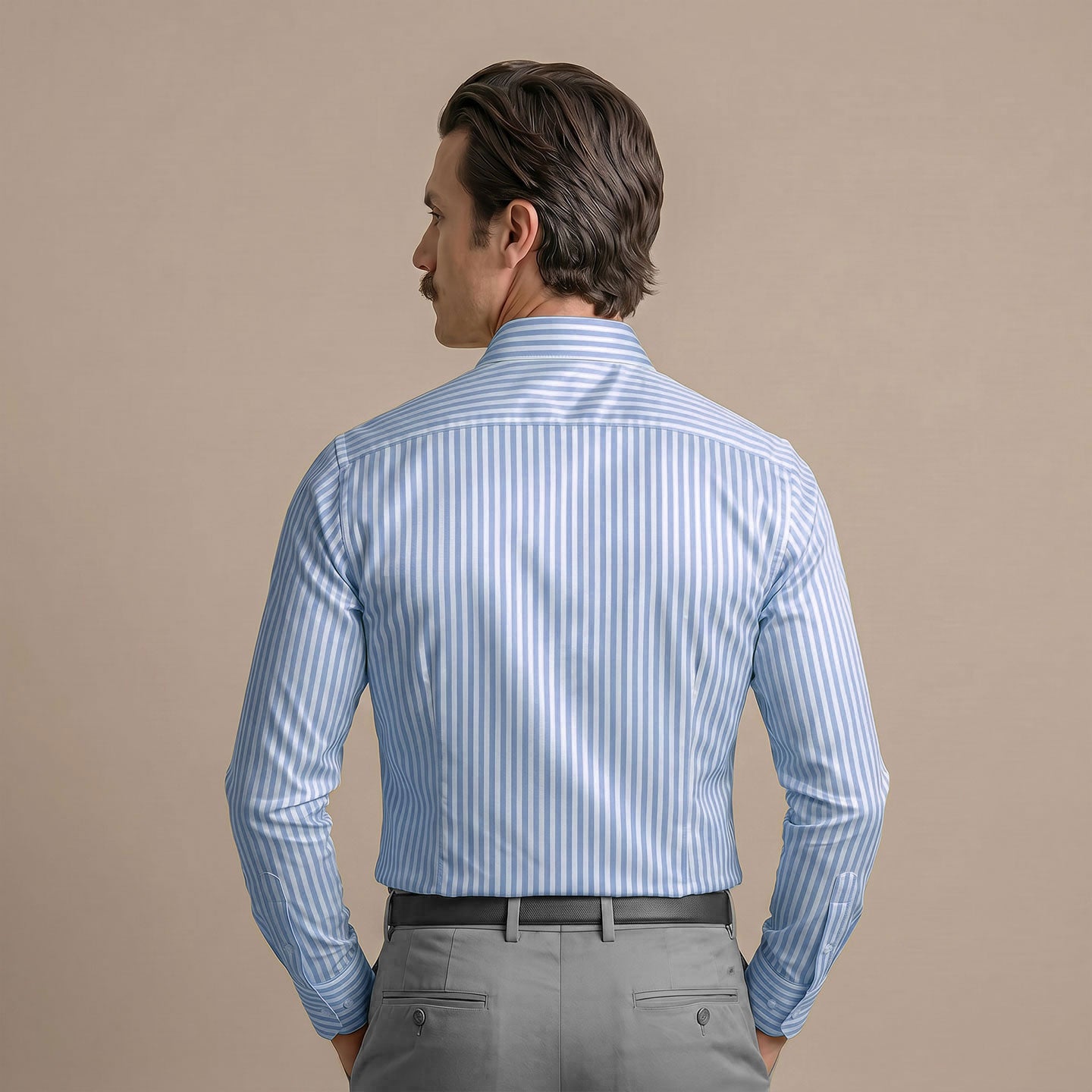 Boardroom Bengal Stripes Shirt In Candy Blue