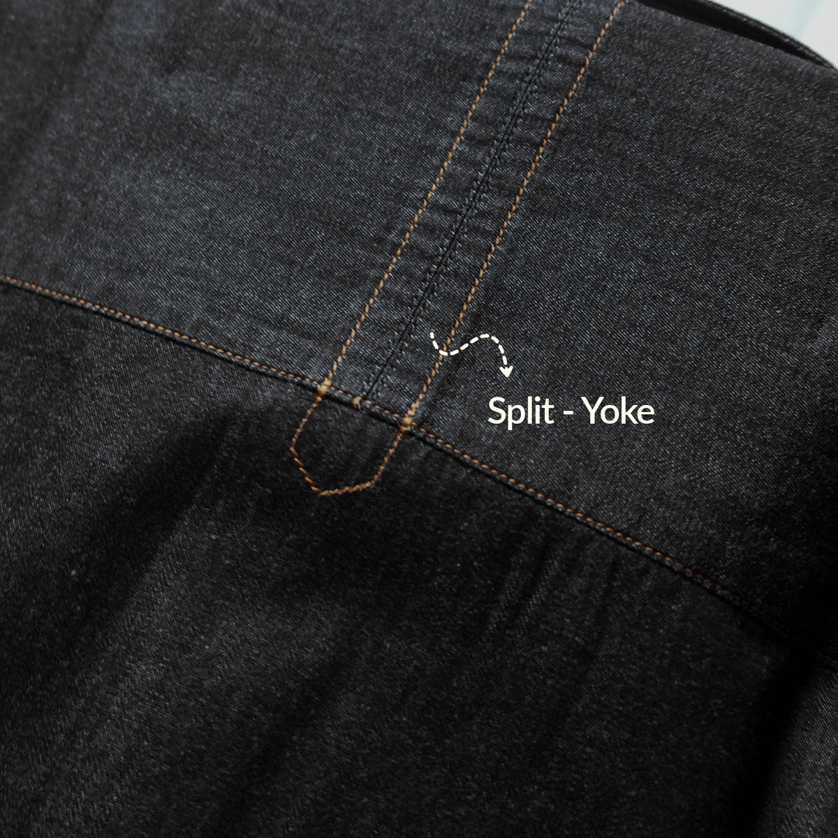 The Legend Denim Mens Shirt In Charcoal