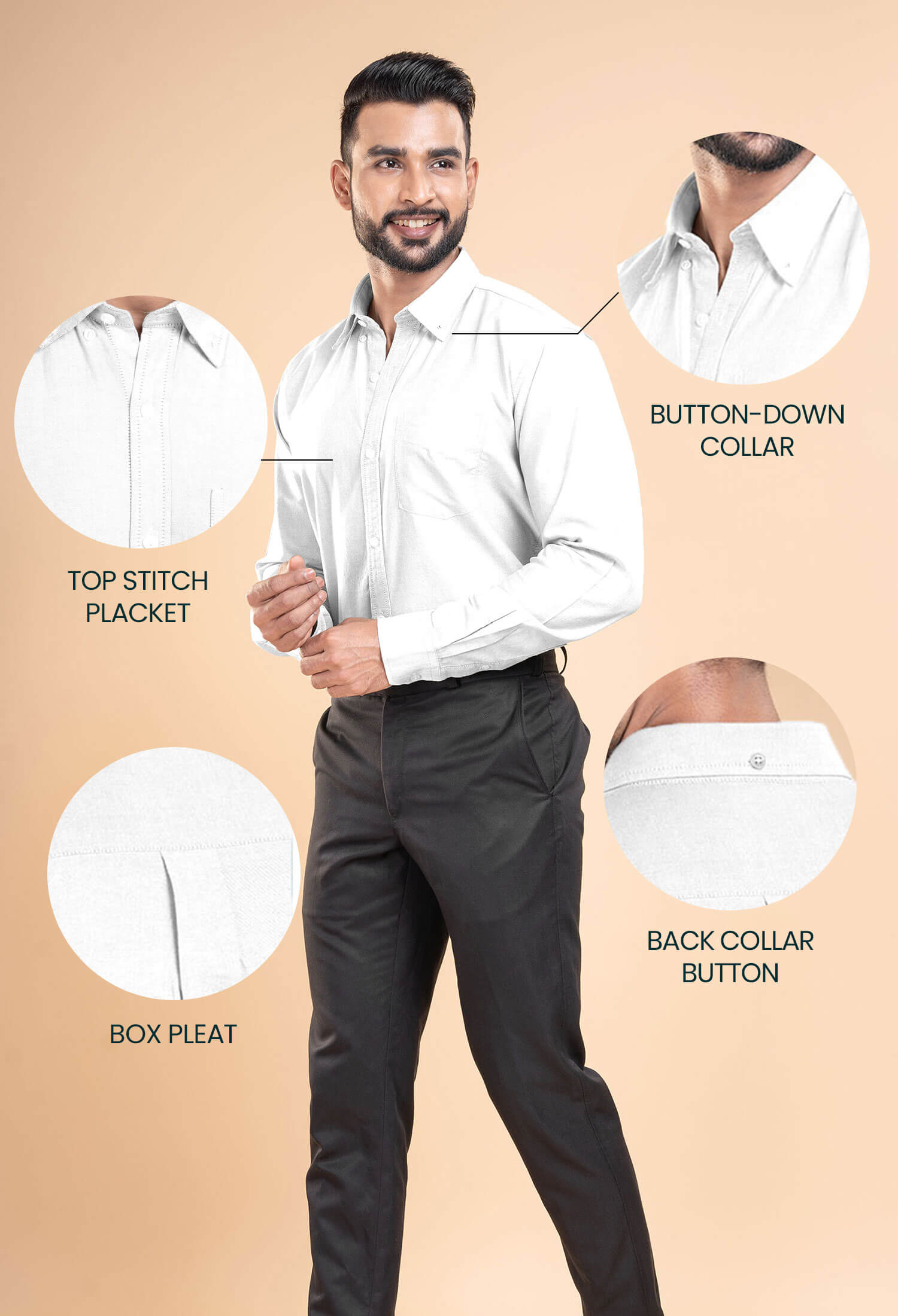 100% PURE COTTON FORMAL SHIRTS FOR MEN