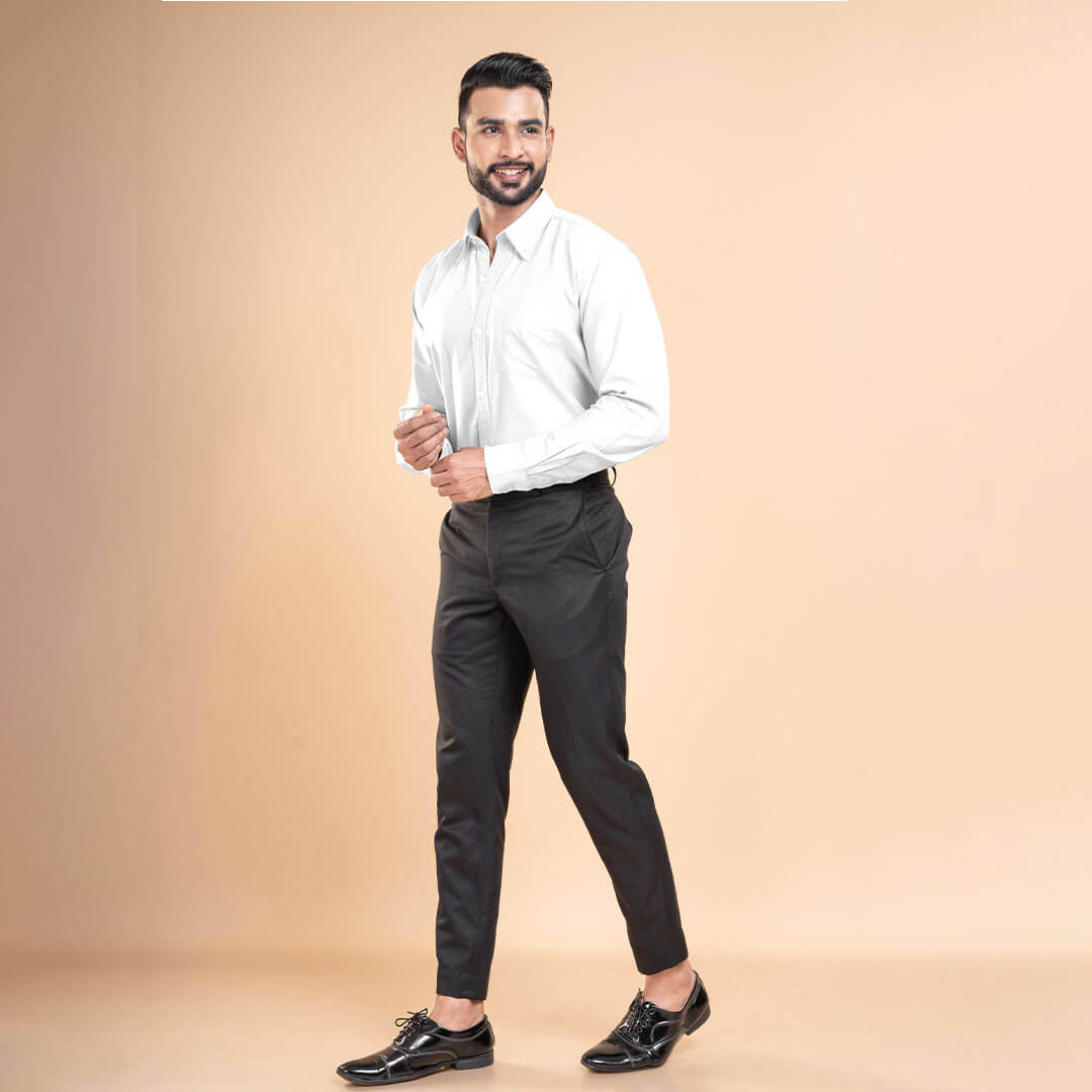 Regal Oxford Solid shirt in Cloud White