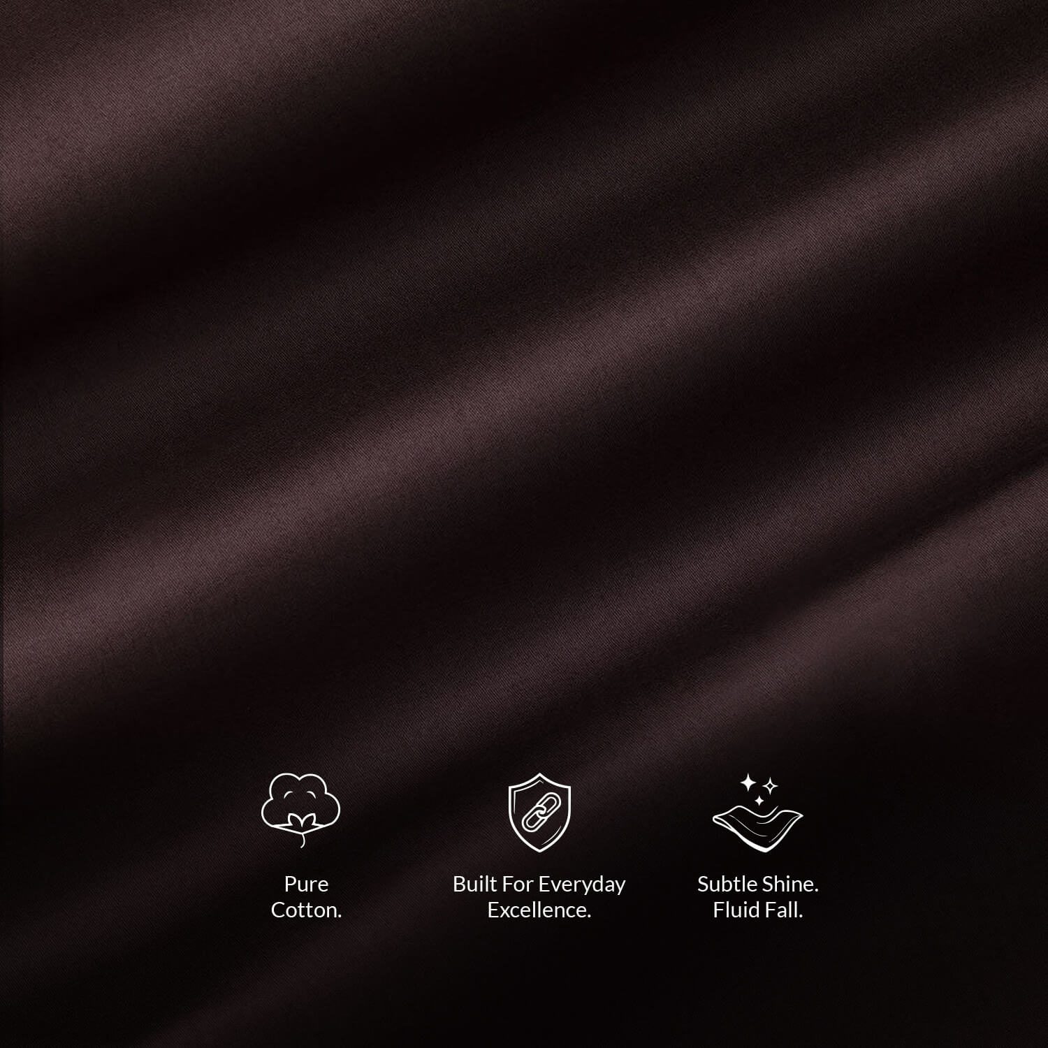 French Cuff Giza Cotton Shirt In Coffee