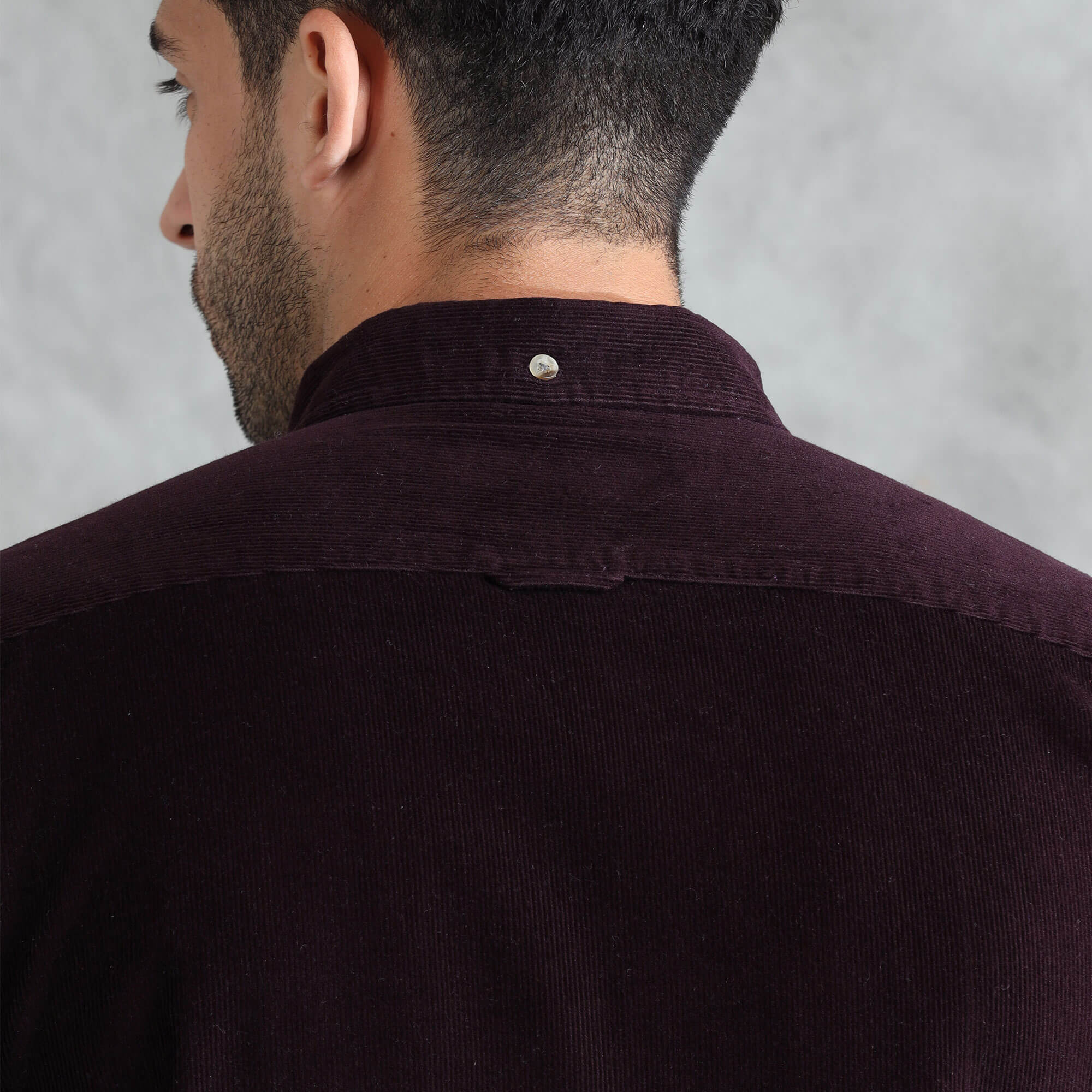 Cruise Corduroy Shirt In Wineberry