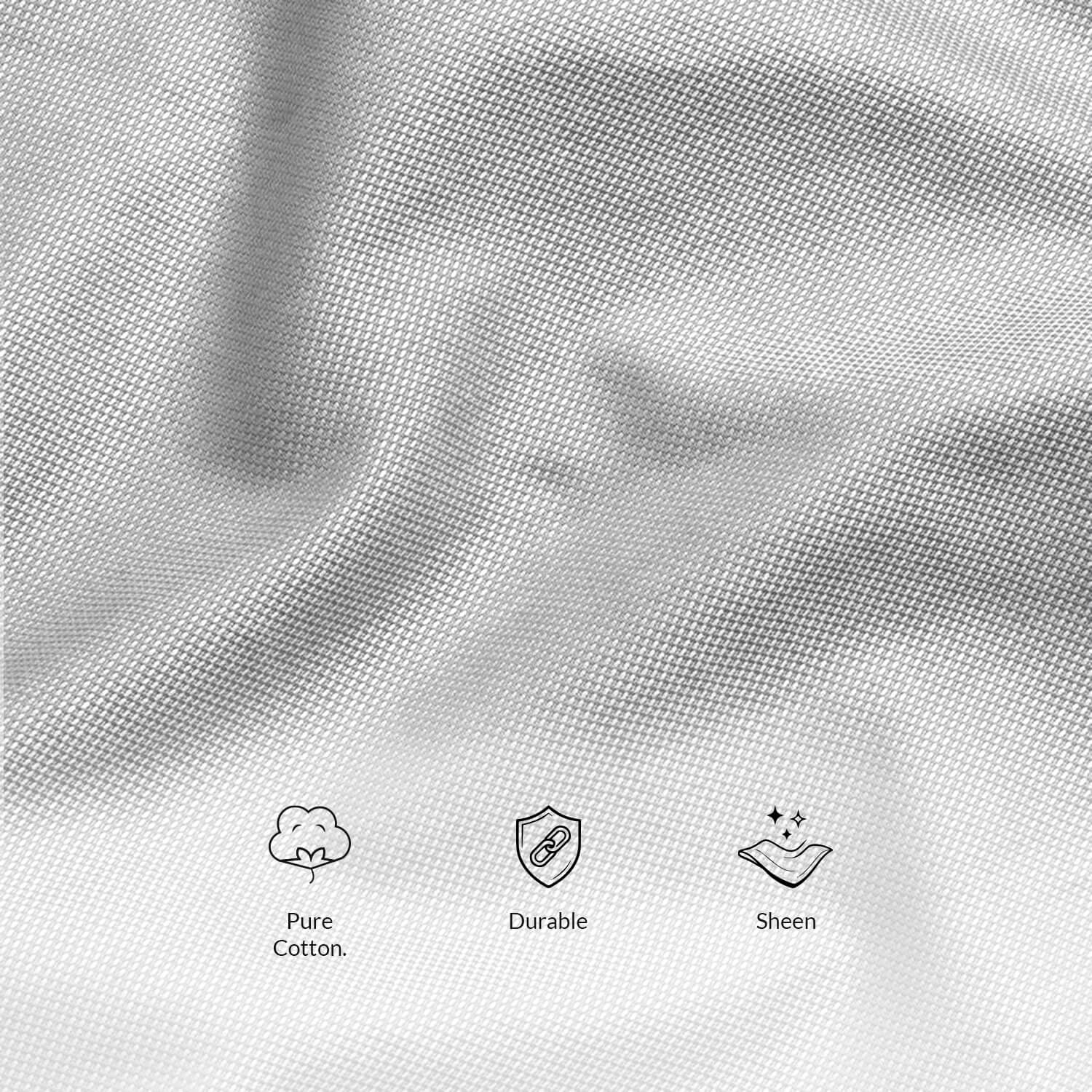 Royal Oxford Dobby Shirt in Dove Grey