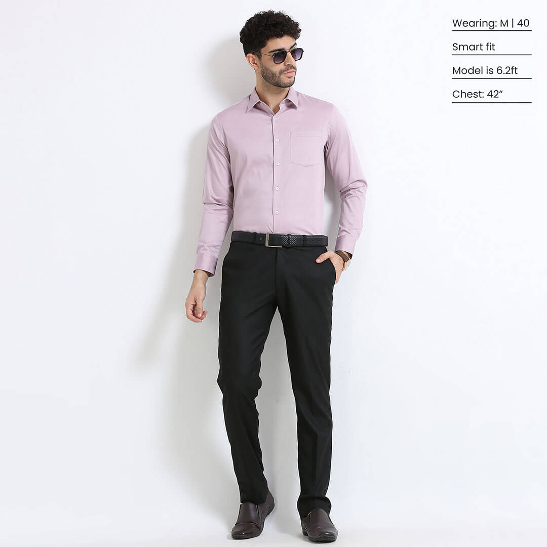 Cambridge Giza Cotton Shirt In Dusty Rose