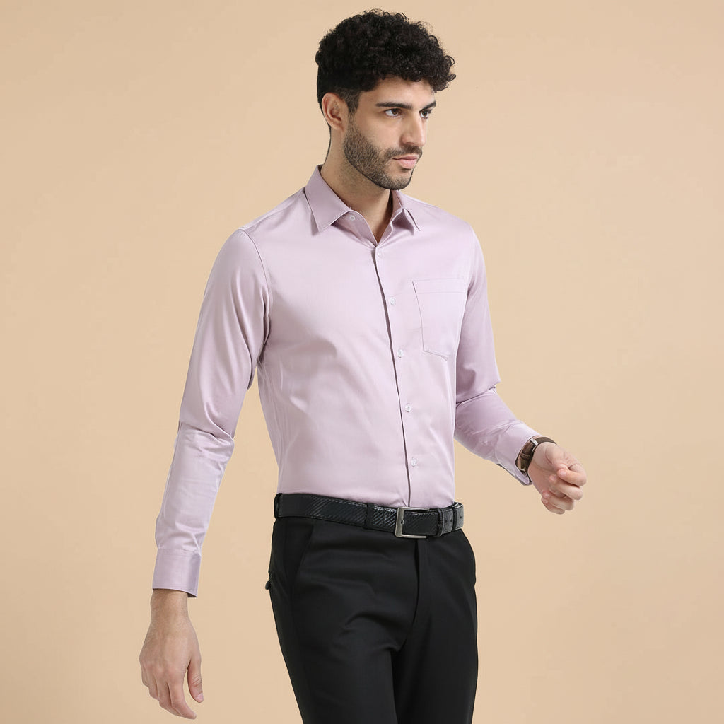 Cambridge Giza Cotton Shirt Dusty Rose by TFC