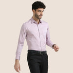 Cambridge Giza Cotton Shirt In Dusty Rose