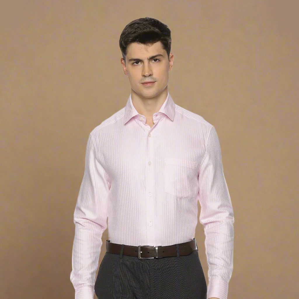 Enigma Self Stripes Shirt In Pink