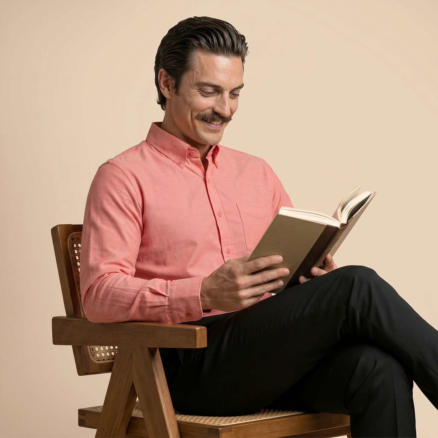 Regal Oxford Solid shirt in Flamingo