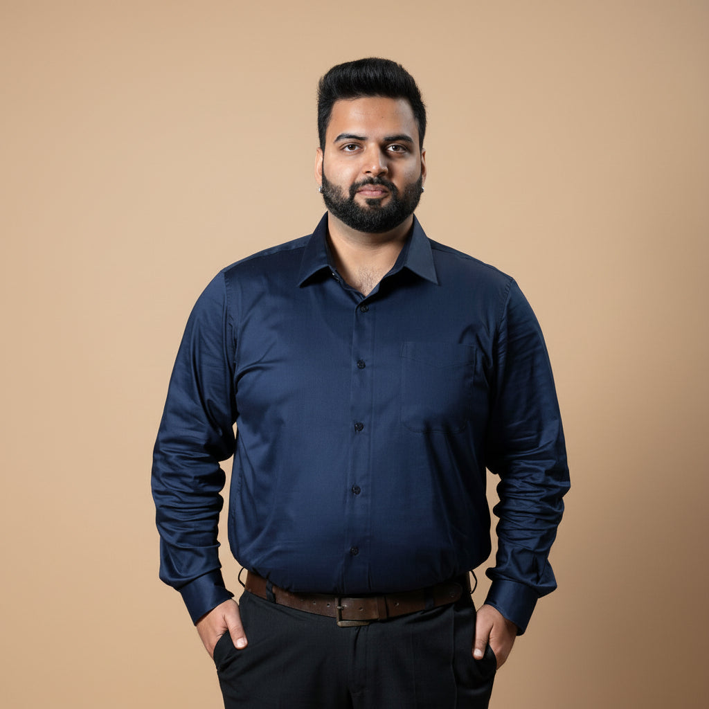 Flexi Stretch Plus Shirt in Saphire