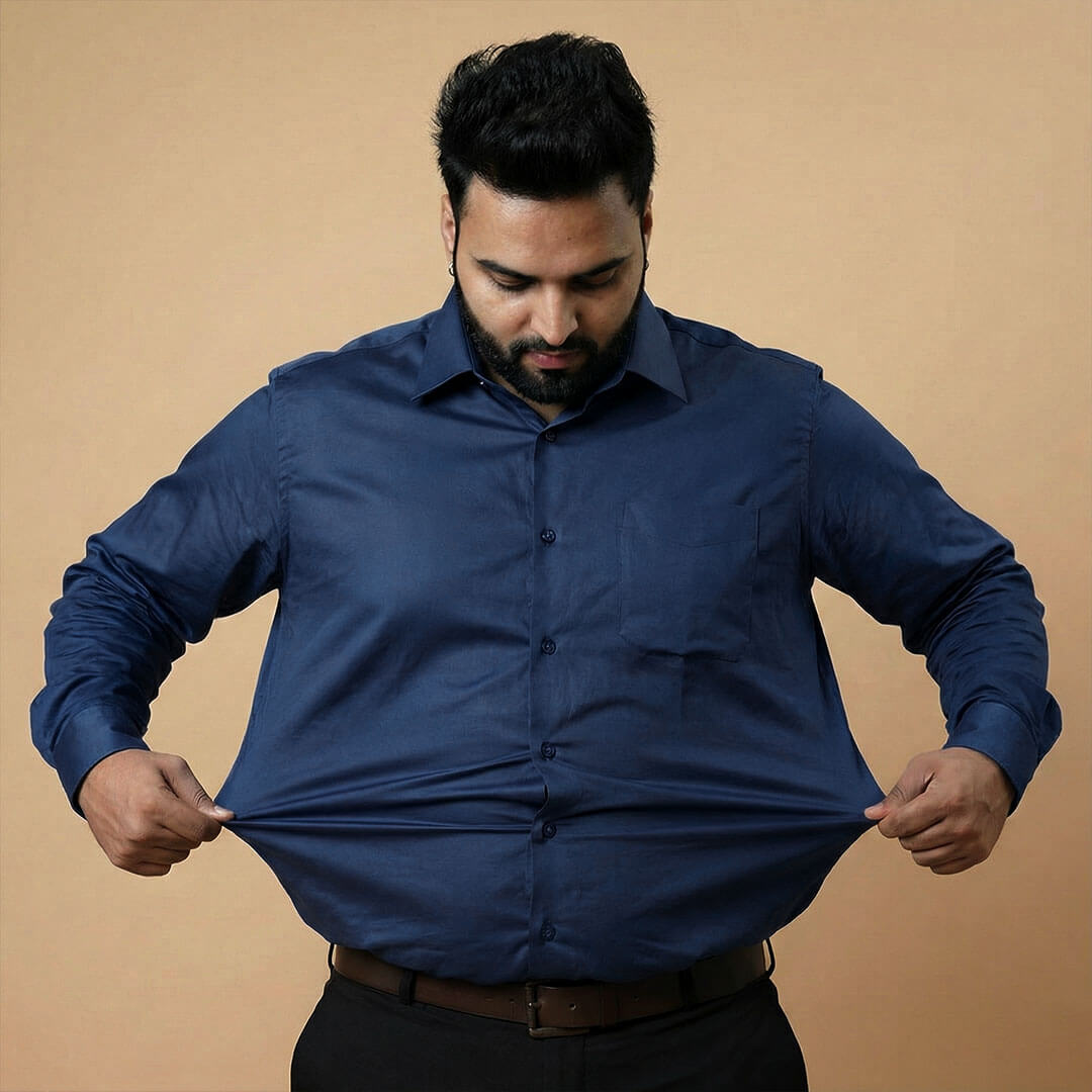 Flexi Stretch Plus Shirt in Saphire