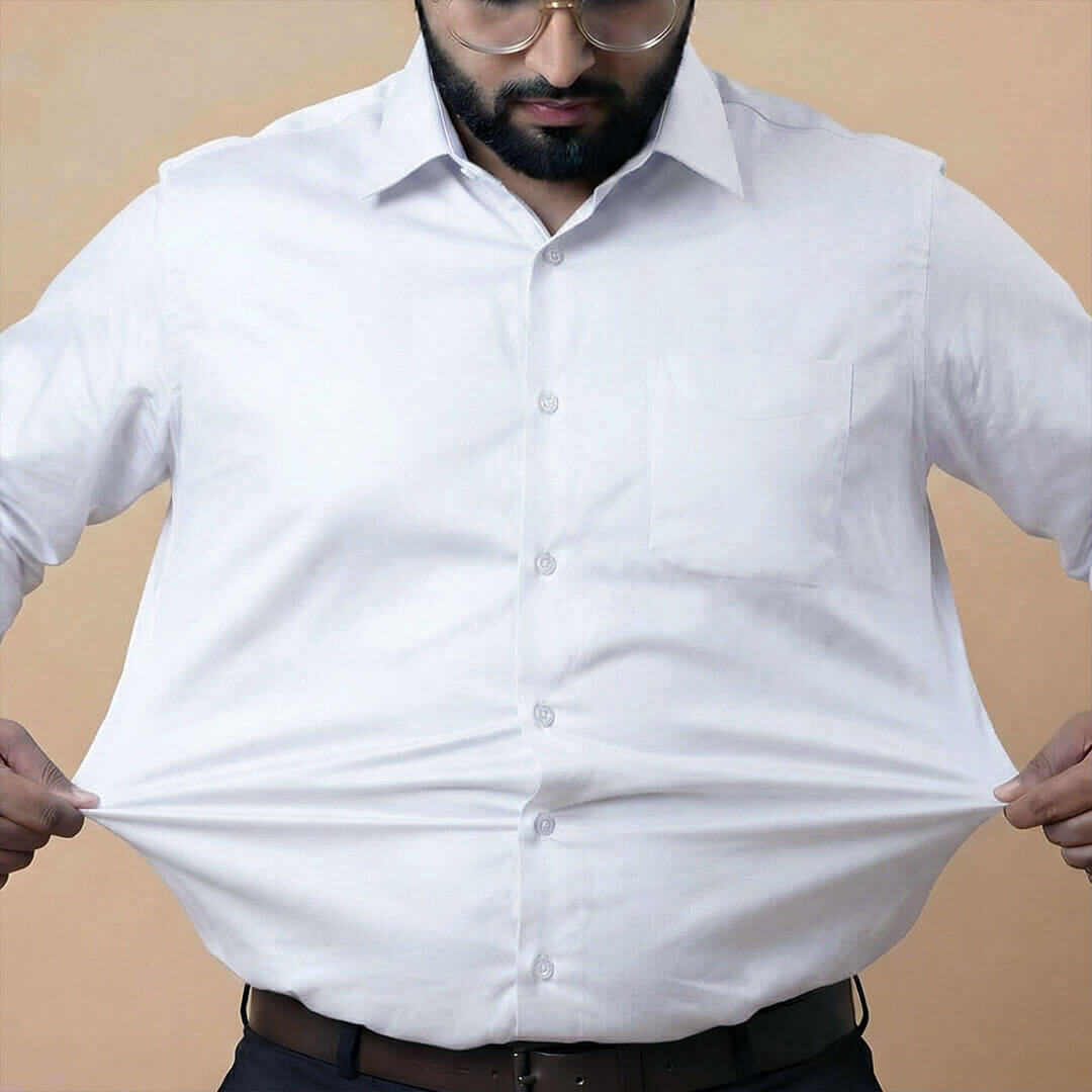 Flexi Stretch Plus Shirt in Snow