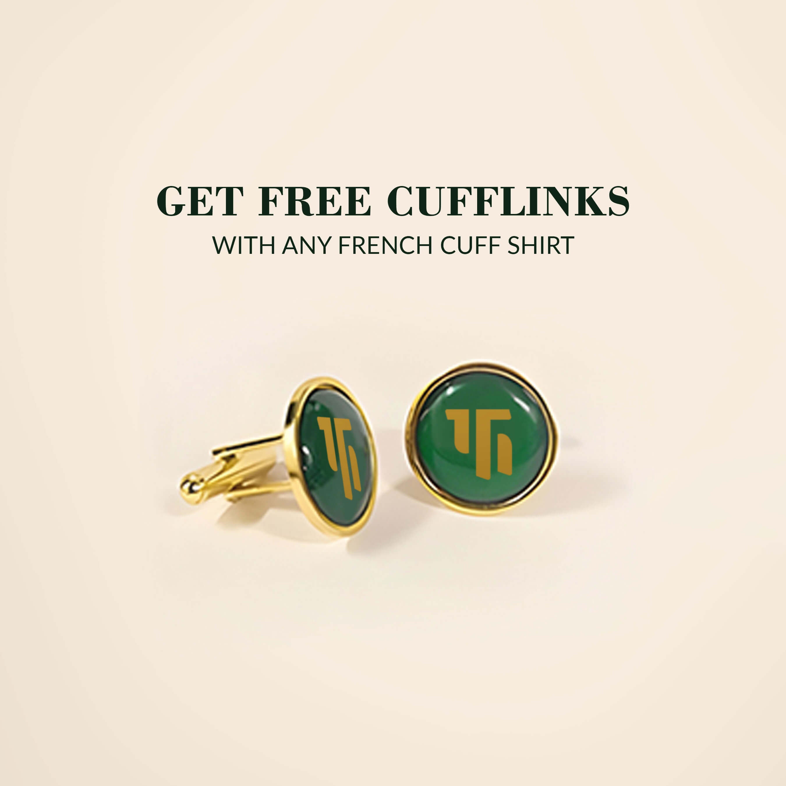 PREMIUM TFC CUFFLINKS IN GREEN
