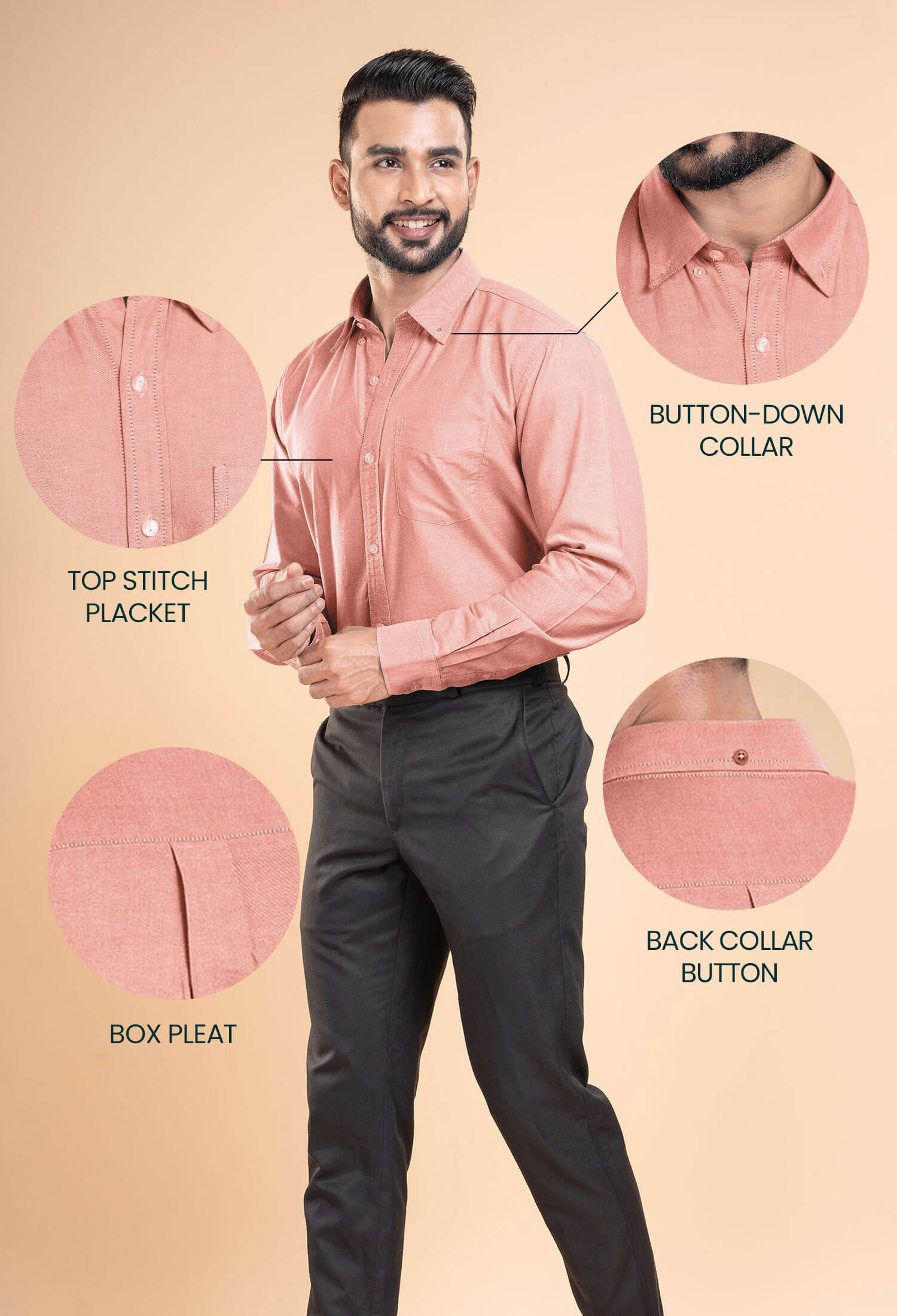 100% PURE COTTON FORMAL SHIRTS FOR MEN