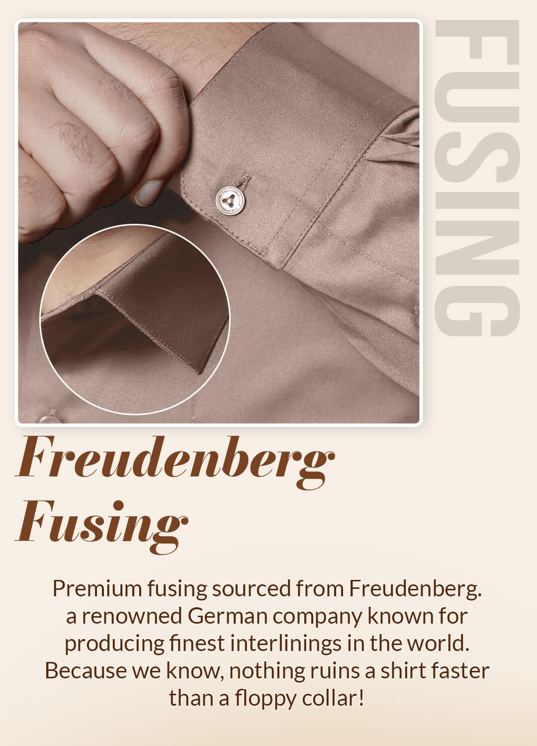 Flexi Stretch Plus Shirt in Latte