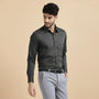 Cambridge Giza Cotton Shirt In Gun Metal