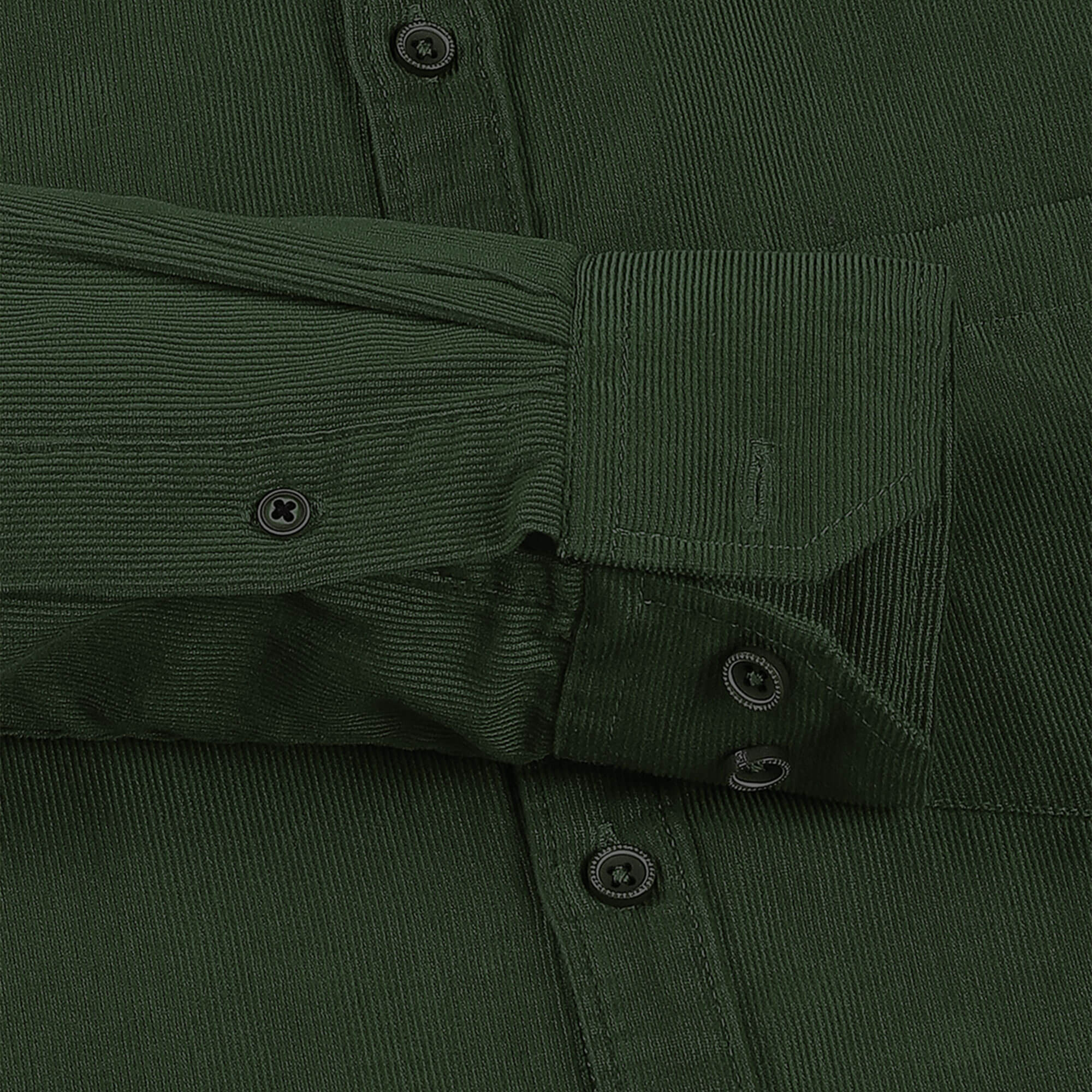 CRUISE CORDUROY SHIRT IN PINE GREEN