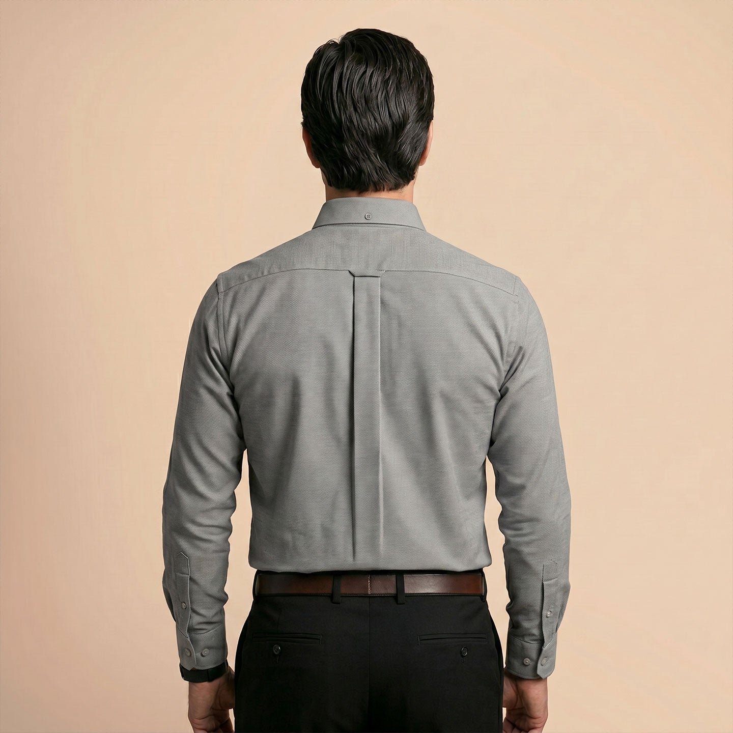 Regal Oxford Solid shirt in Ash Grey