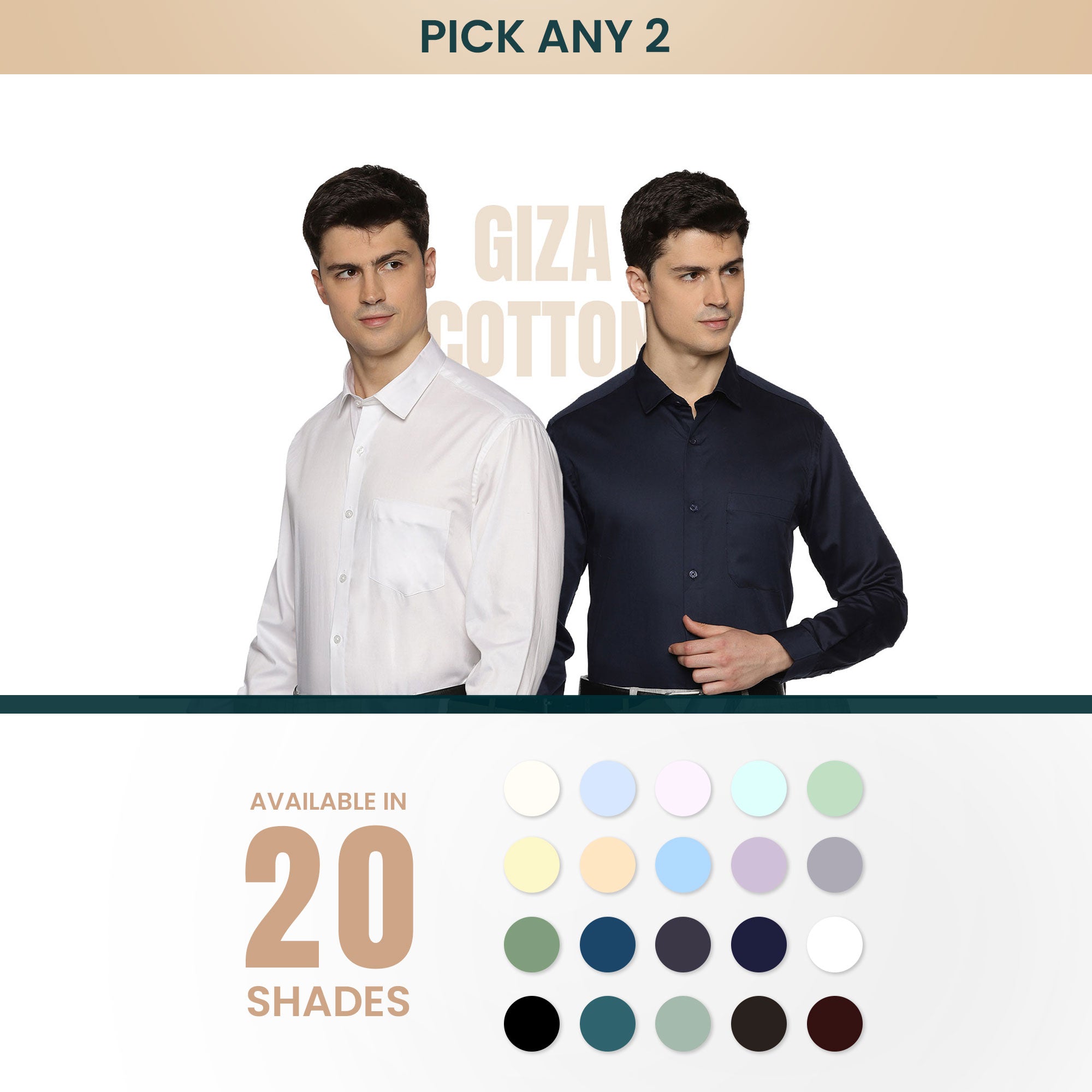 Pick Any 2 - Giza Cotton Combo
