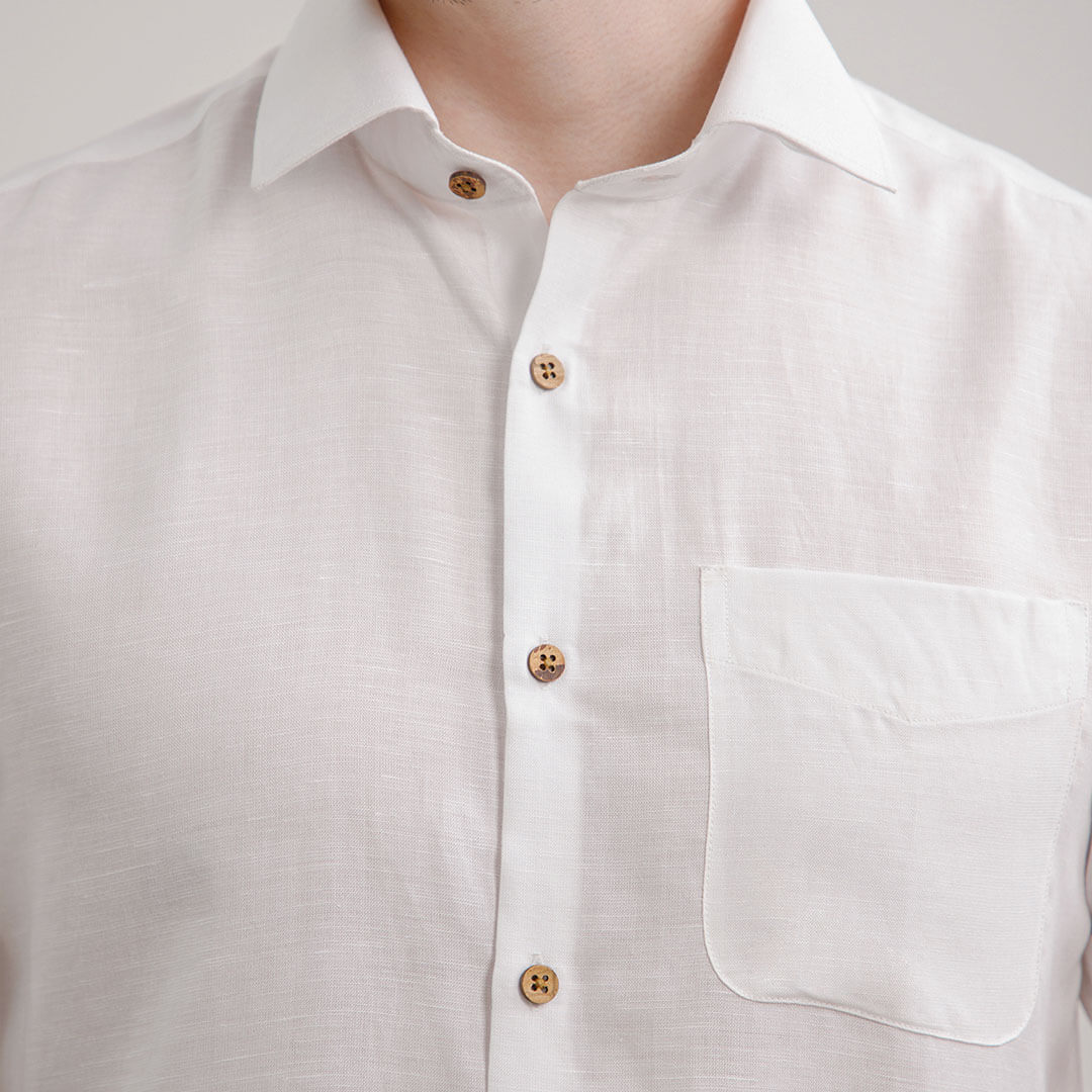 Hemp Shirt in Snow