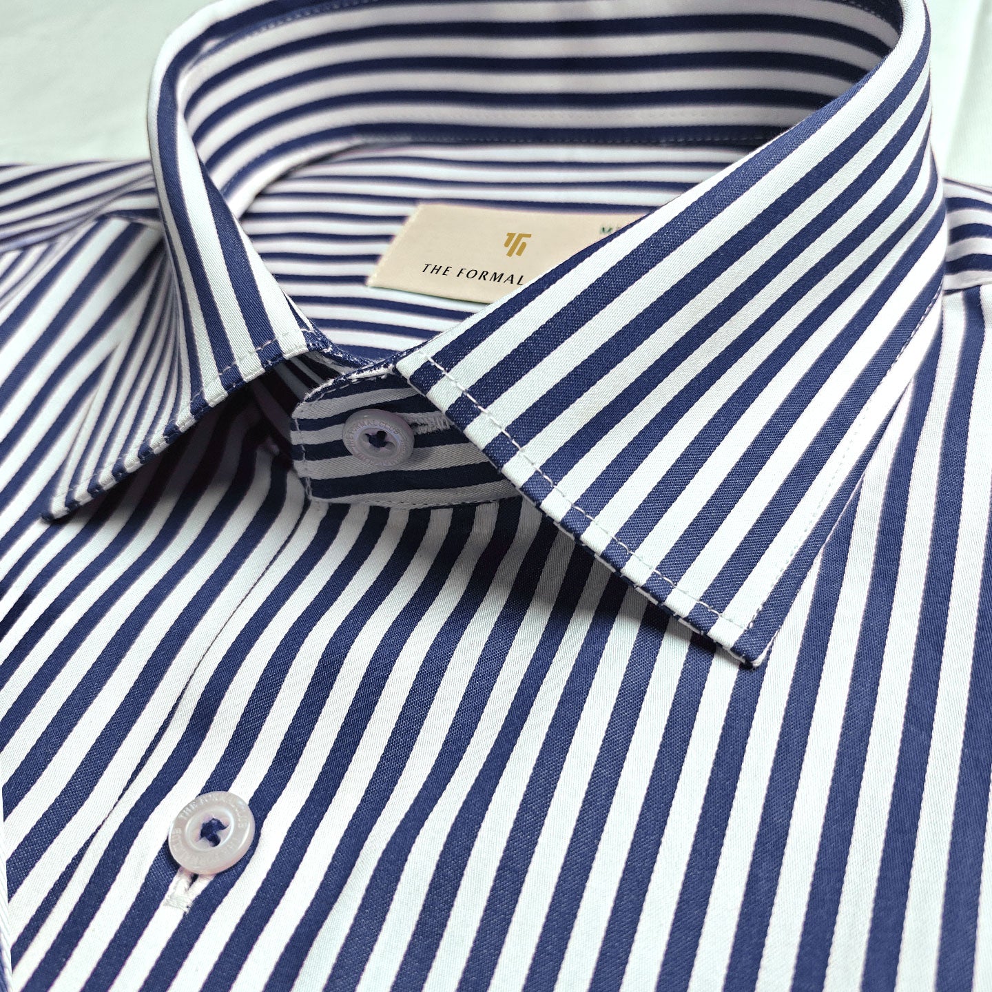 Boardroom Bengal Stripes Shirt In Indigo