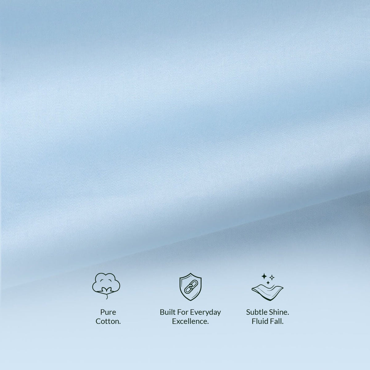 The Best-Sellers of Giza Cotton - 2 Shirt Pack - Ice Blue & Snow