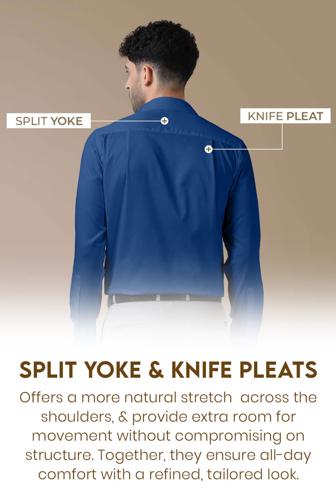 French Cuff Giza Cotton Shirt In Slate Blue