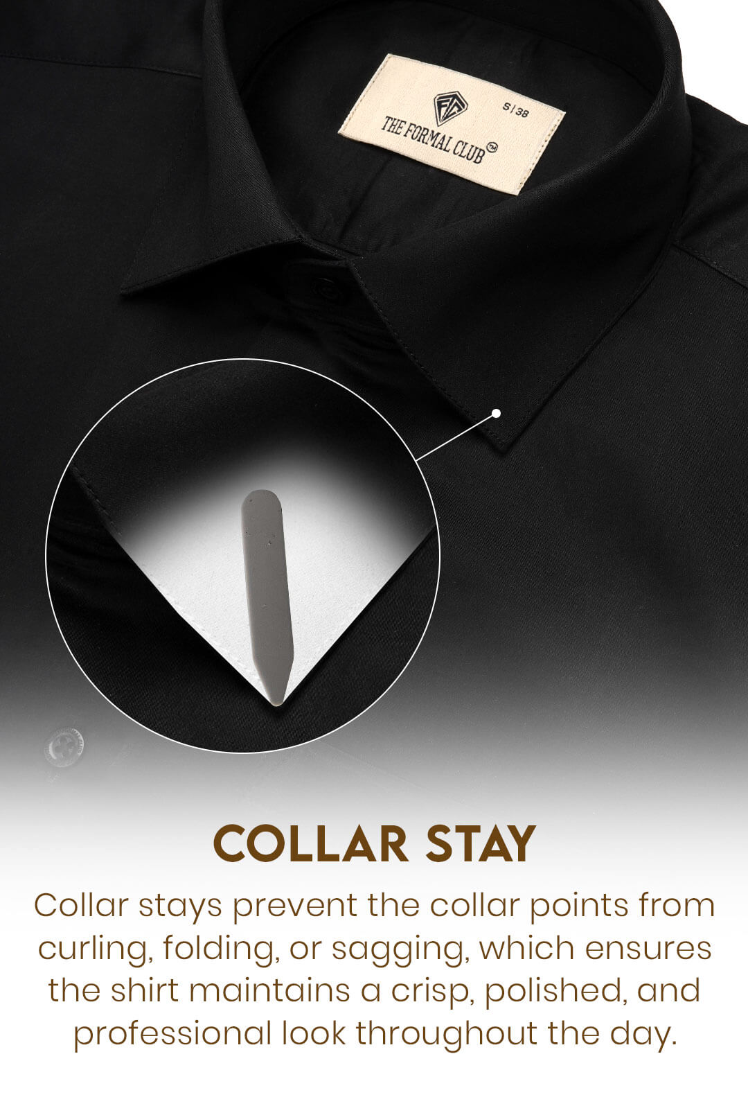 French Cuff Giza Cotton Shirt In Raven