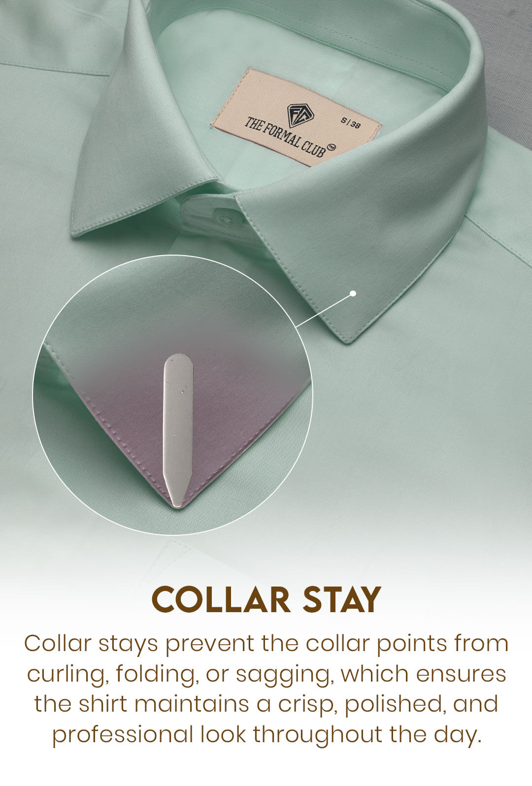 French Cuff Giza Cotton Shirt In Moss Green