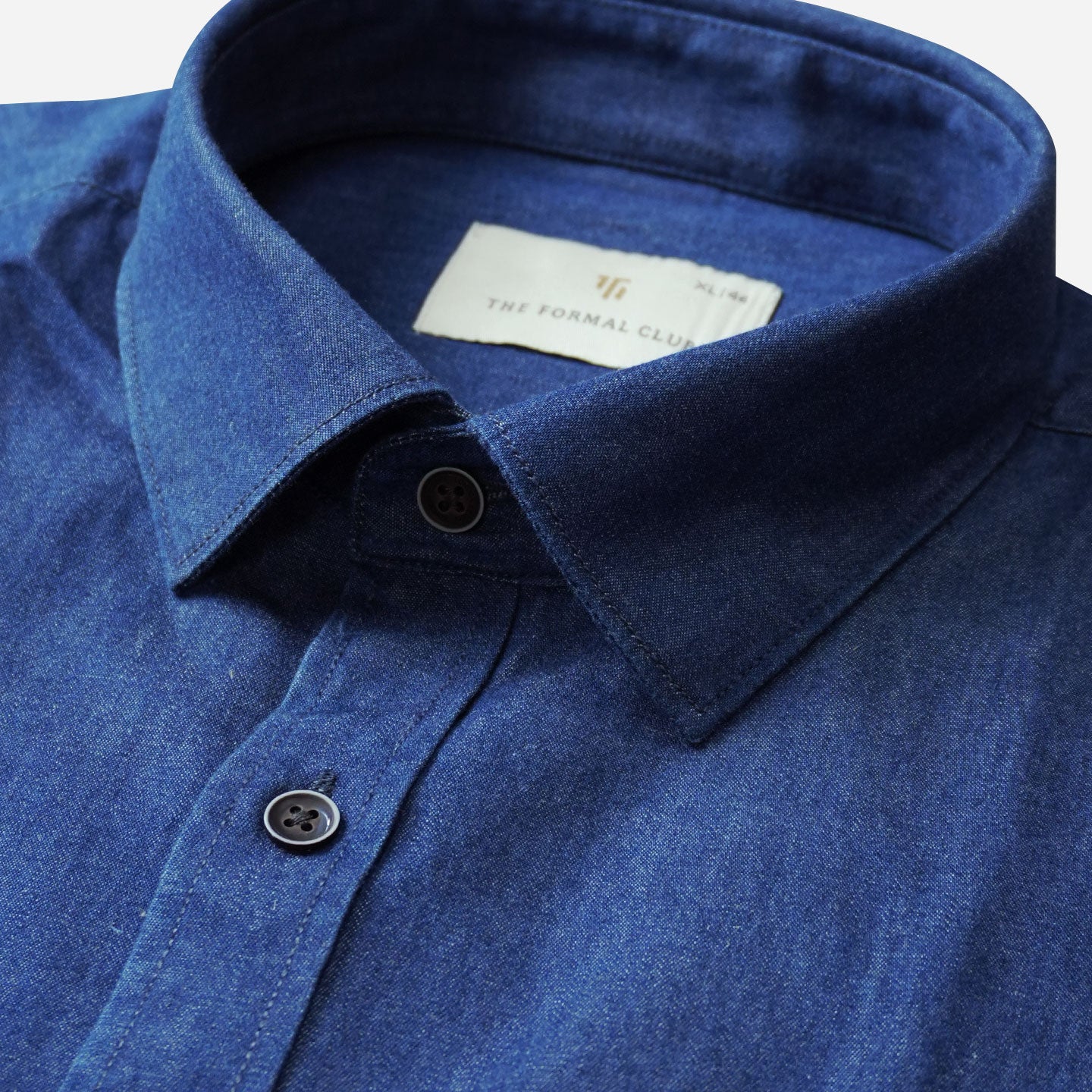 The Legend Denim Mens Shirt In Indigo