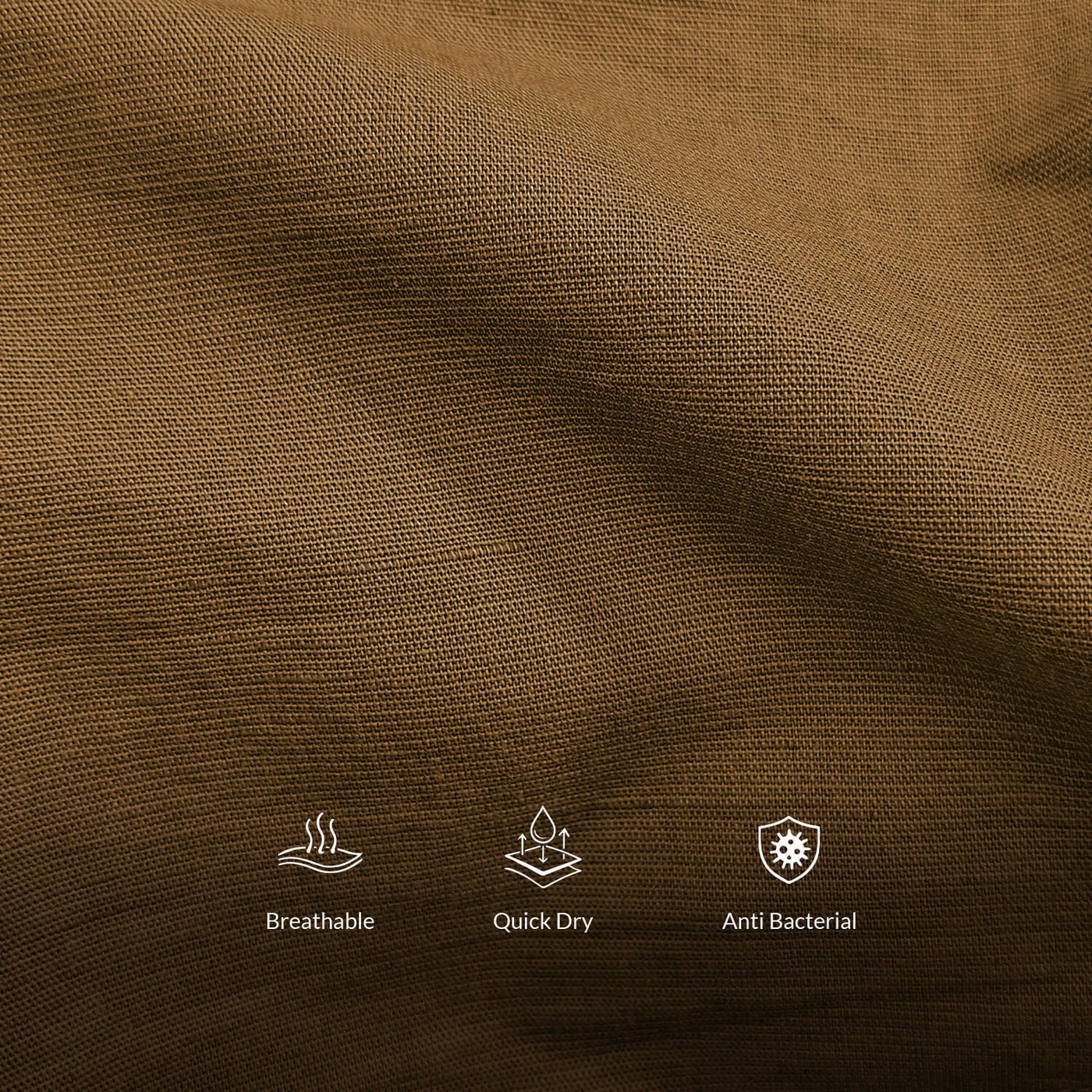 The Best-Sellers of Breeze Linen Full Sleeves - 3 Shirt Pack - Mocha, Seaweed & Wood Rose