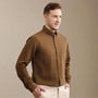 Breeze Linen Full Sleeves Shirt In Mocha