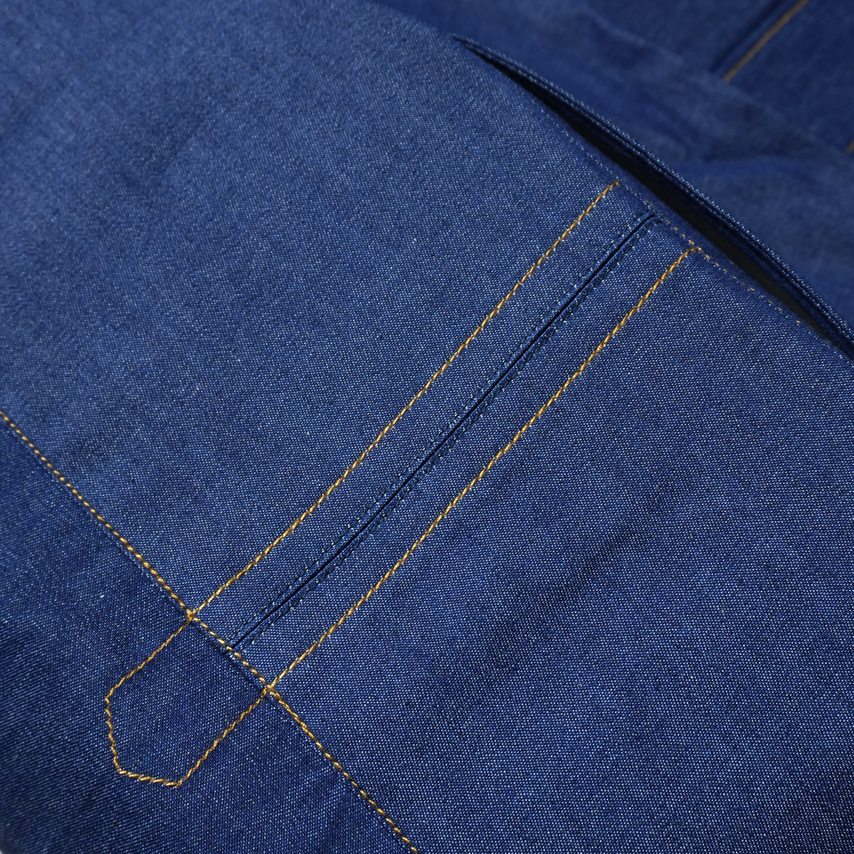 The Legend Denim Mens Shirt In Midnight Indigo