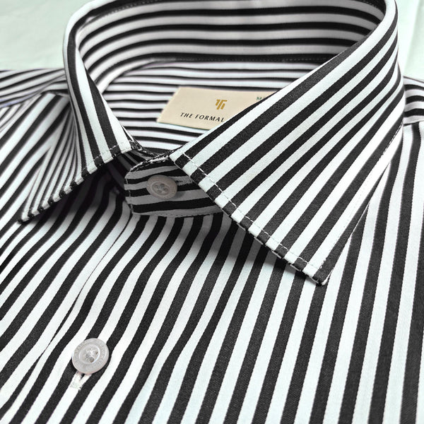 Boardroom Bengal Stripes Shirt In Midnight