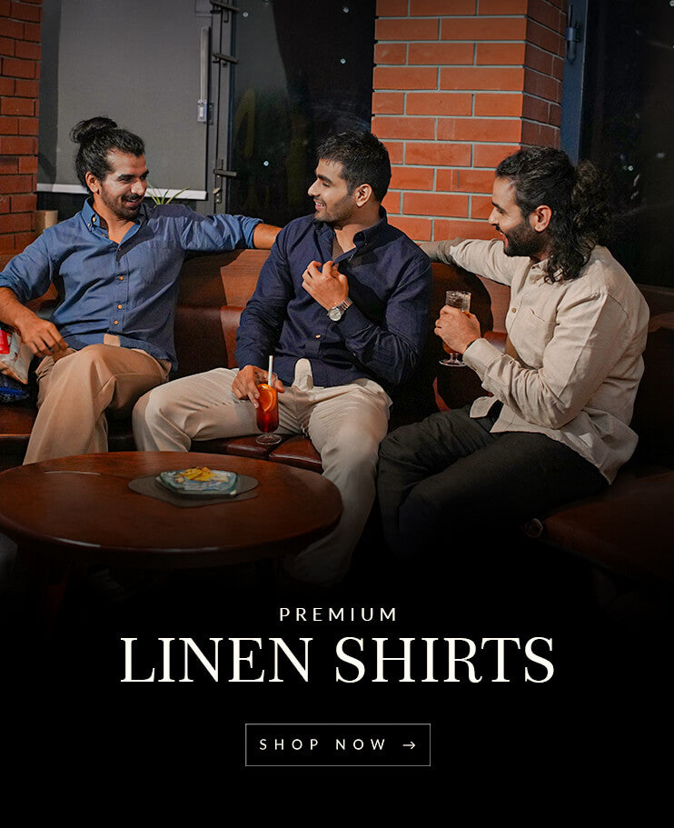 LINEN FORMAL SHIRTS FOR MEN
