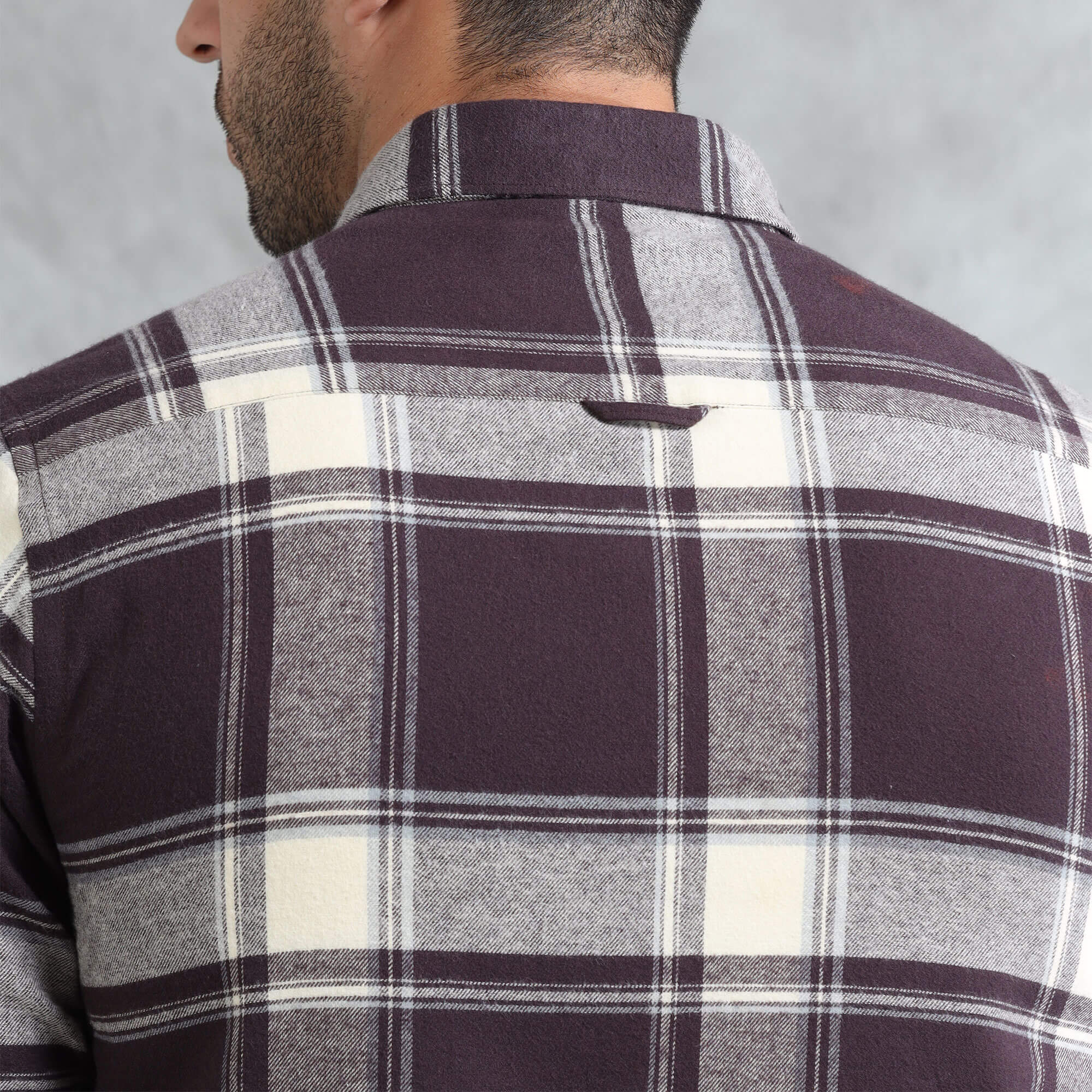 Lumber Flannel Check Shirt In Mocha