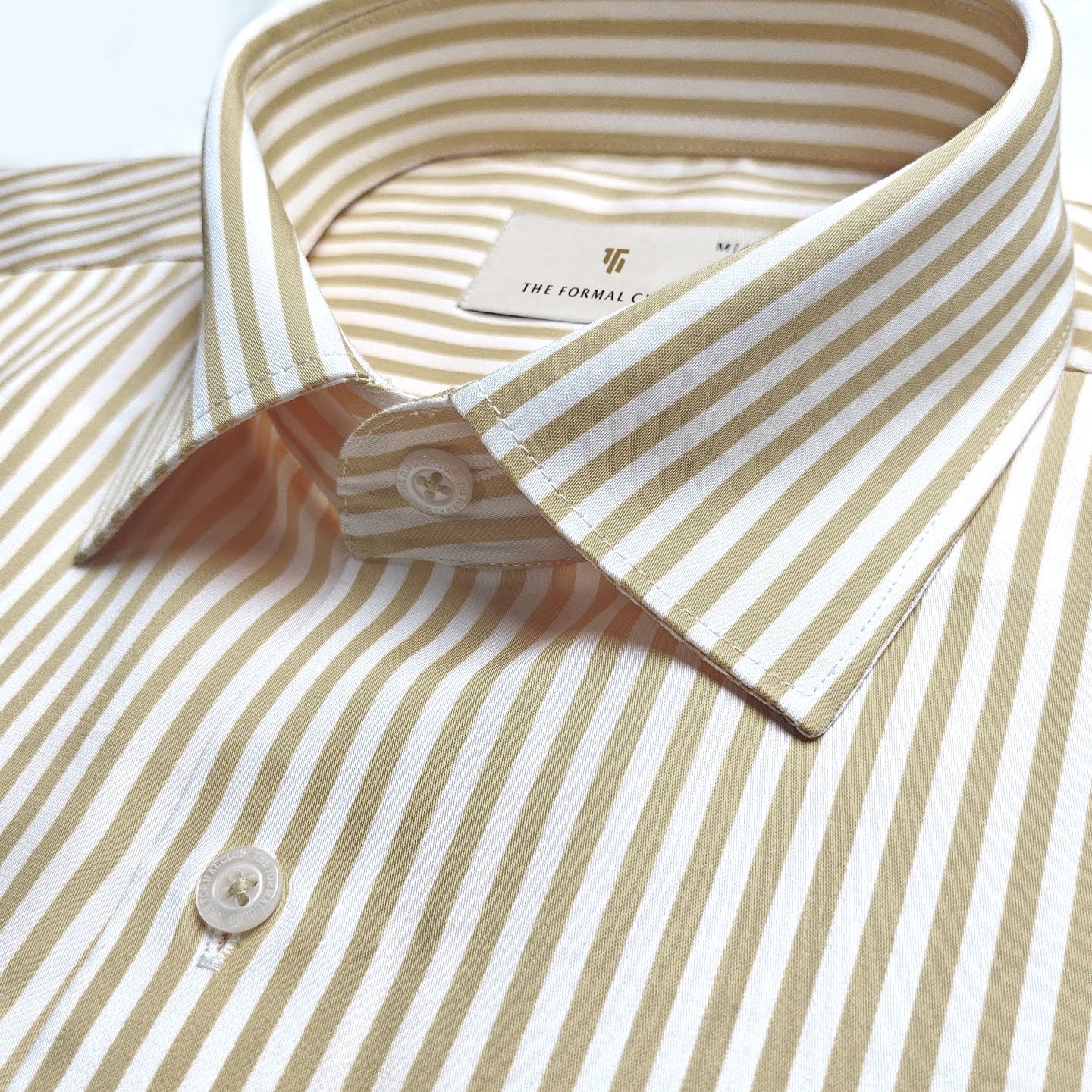 Boardroom Bengal Stripes Shirt In Sand