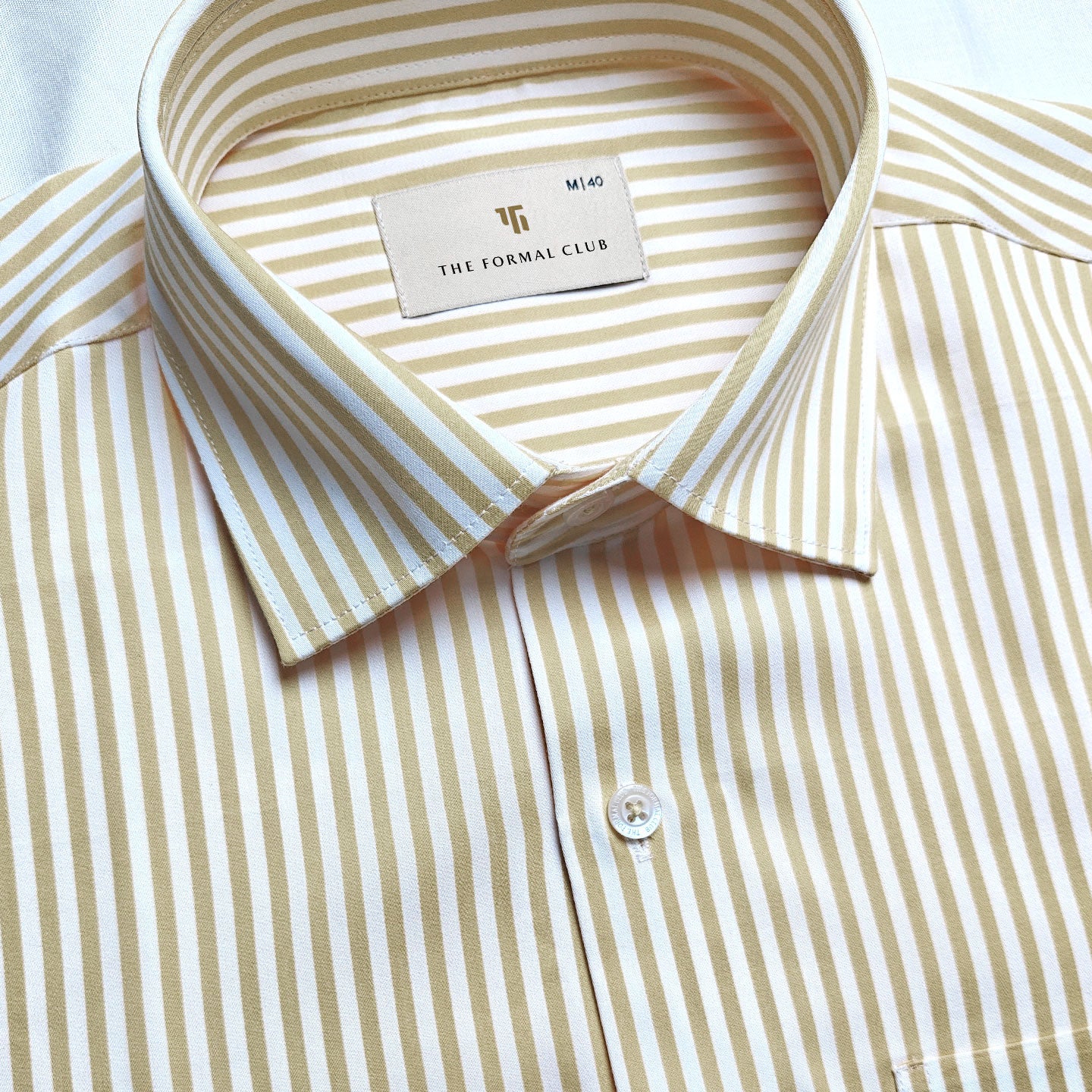 Boardroom Bengal Stripes Shirt In Sand