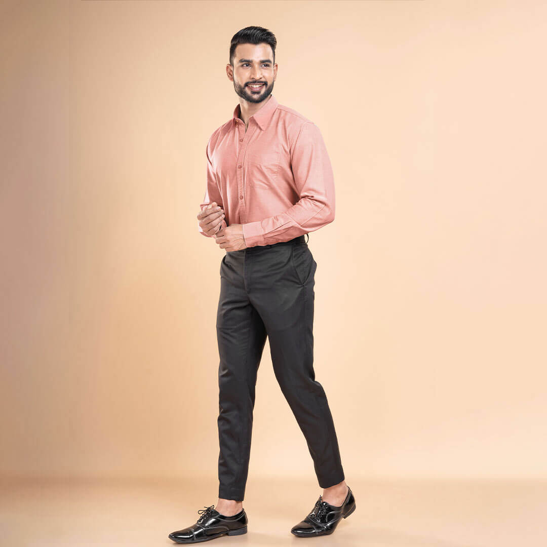Regal Oxford Solid shirt in Flamingo