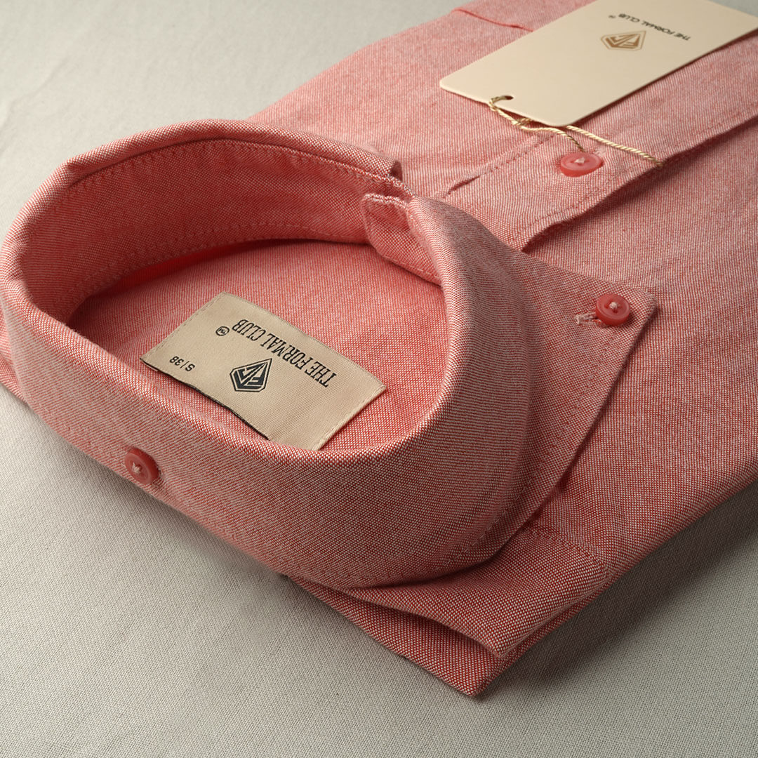 Regal Oxford Solid shirt in Flamingo