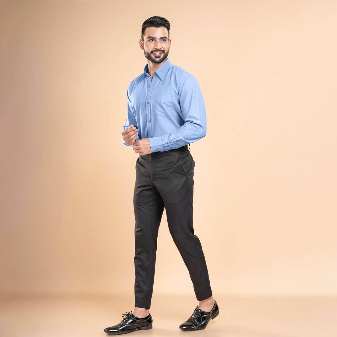 Regal Oxford Solid shirt in Ice Blue