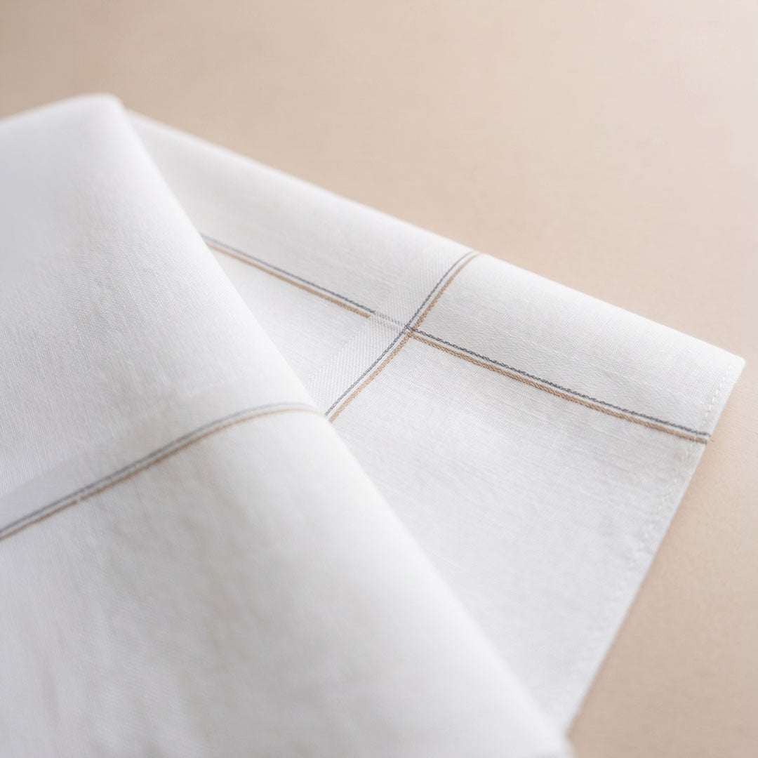 Mens Cotton Hankerchief in Pure Cotton Pack of 6
