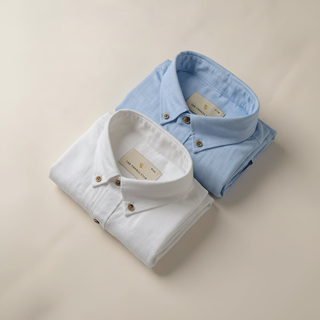 pair of 2 linen shirts