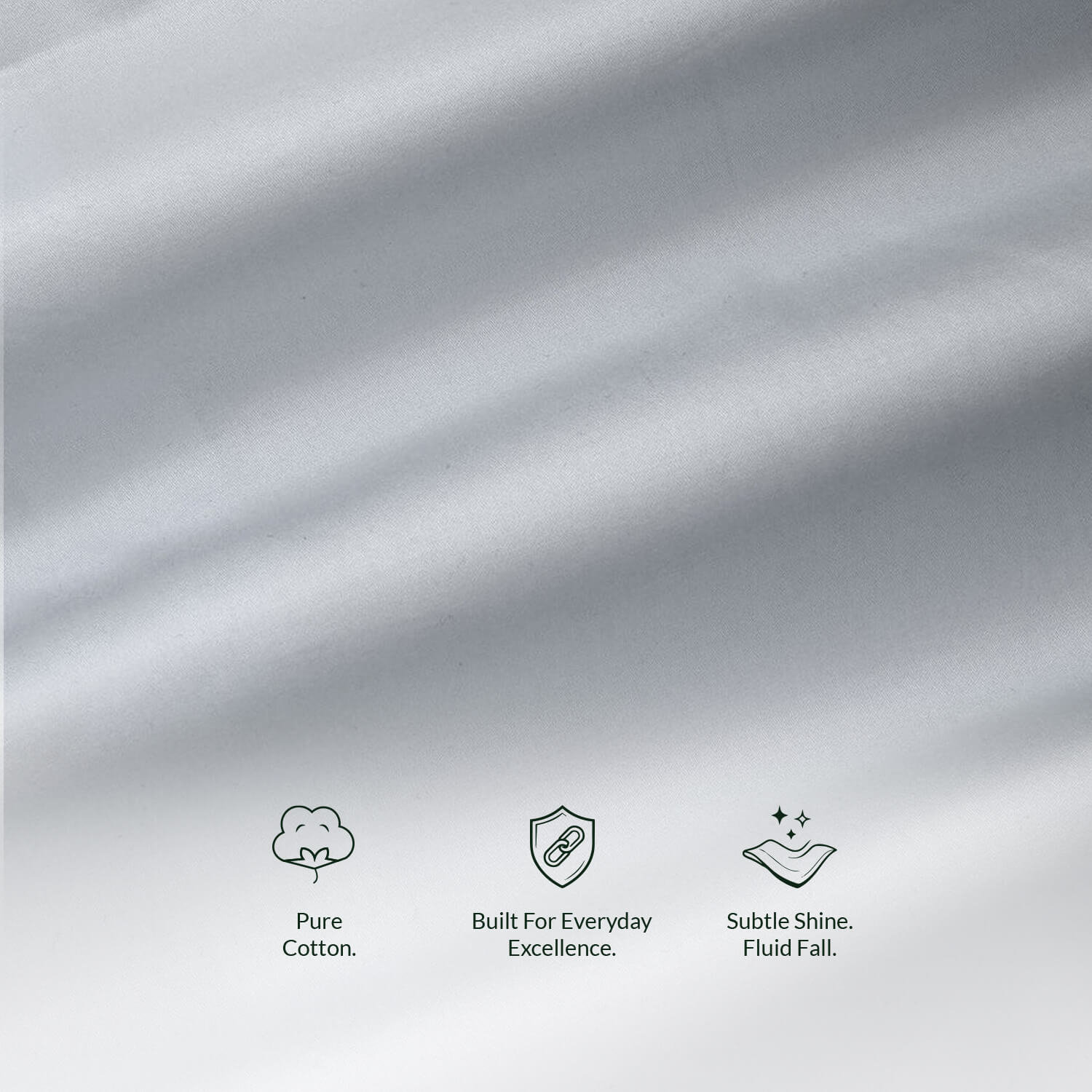 French Cuff Giza Cotton Shirt In Pewter