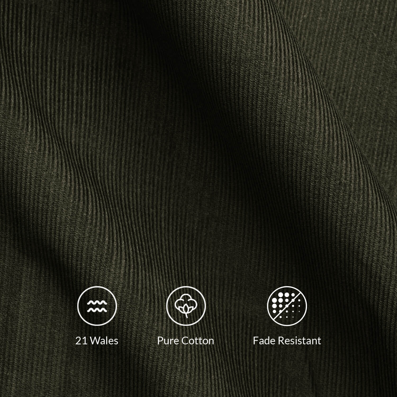 Cruise Corduroy Shirt In Pine Green