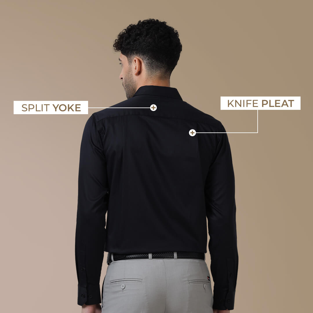 Cambridge Giza Cotton Shirt In Raven
