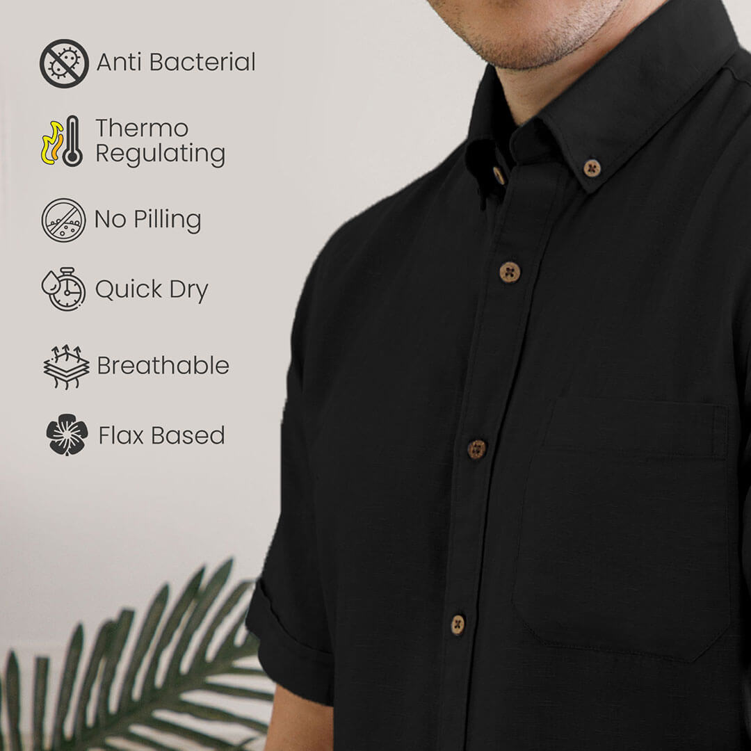 Breathable summer linen shirt by TFC