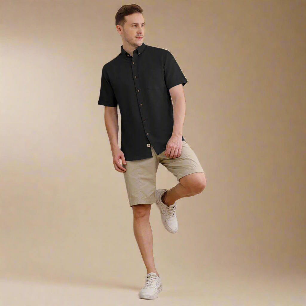 Soft bio-washed linen shirt by TFC